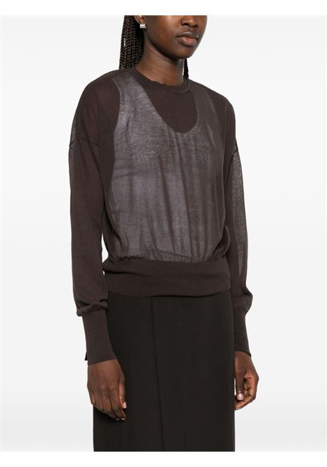 leds sweater woman brown PALOMA WOOL | WJFA09323